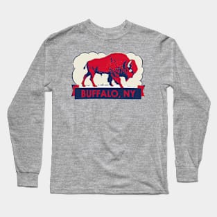 Buffalo, NY Decal Long Sleeve T-Shirt